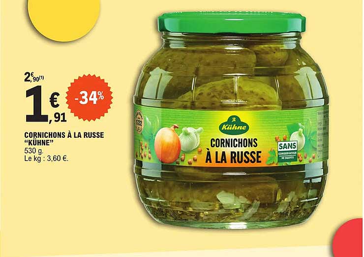 Cornichons à La Russe "kühne"