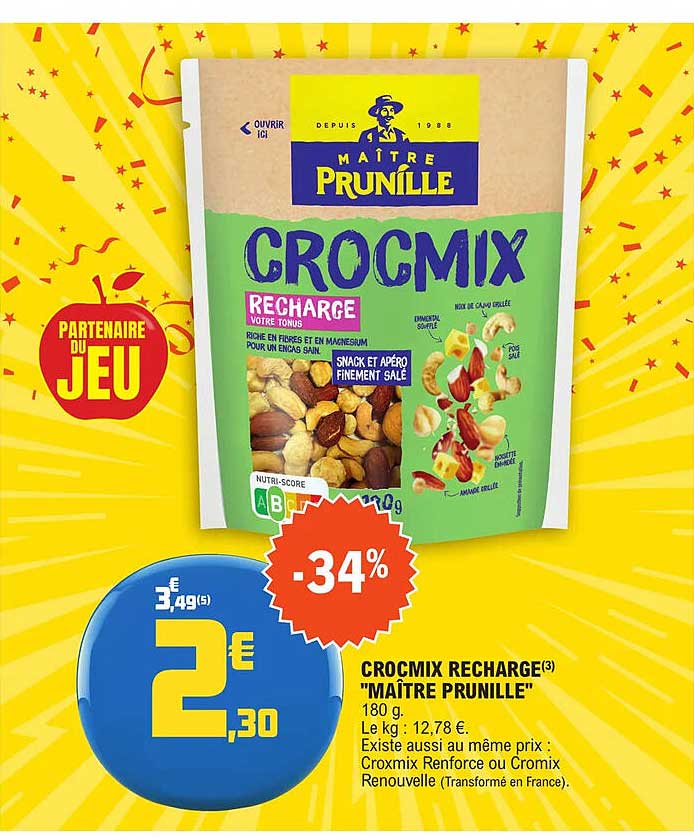 crocmix recharge "maître prunille"