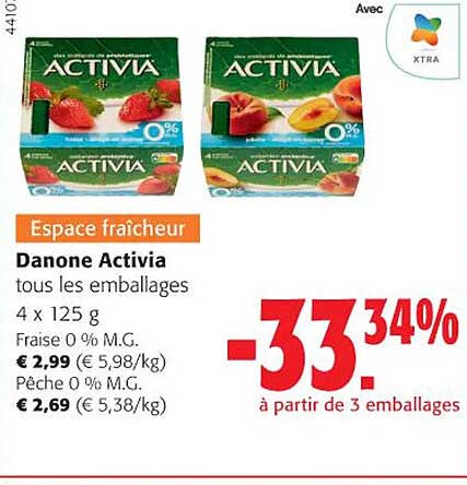 Danone Activia Tous Les Emballages