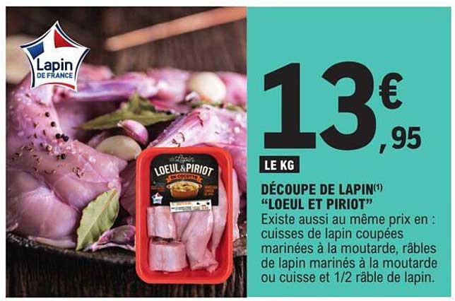 Découpe De Lapin "loeul Et Piriot"
