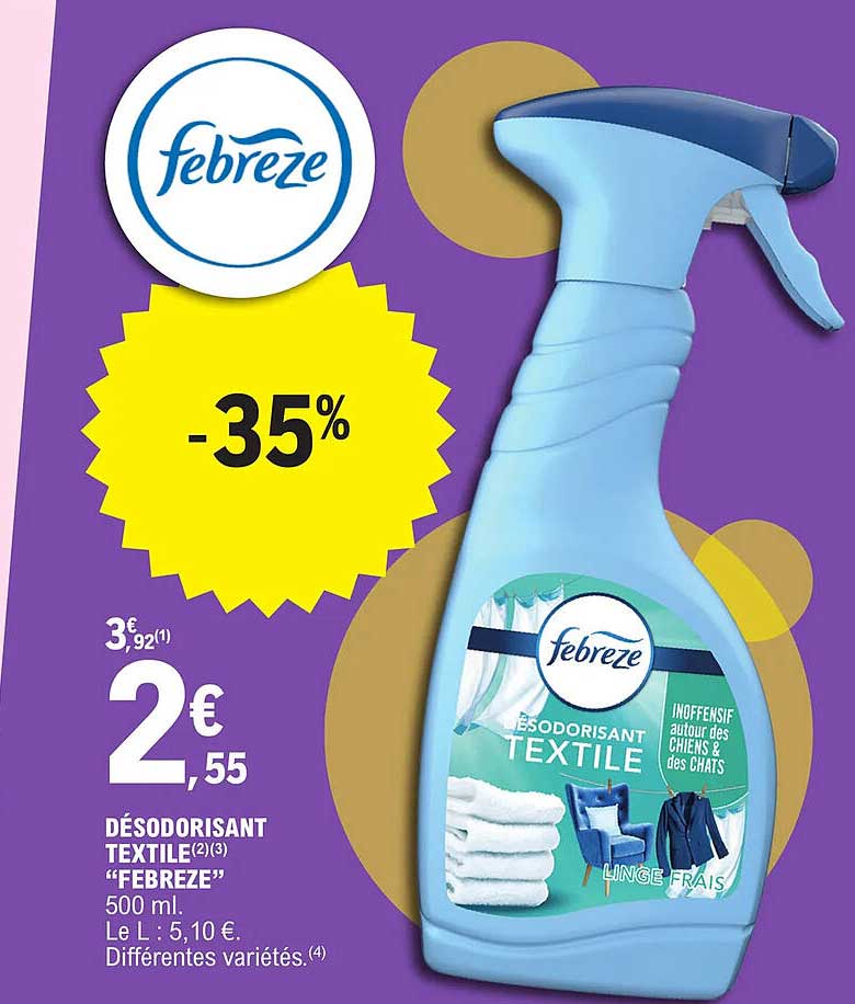 Désodorisant Textile "febrèze"