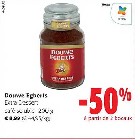 douwe egberets extra dessert café soluble