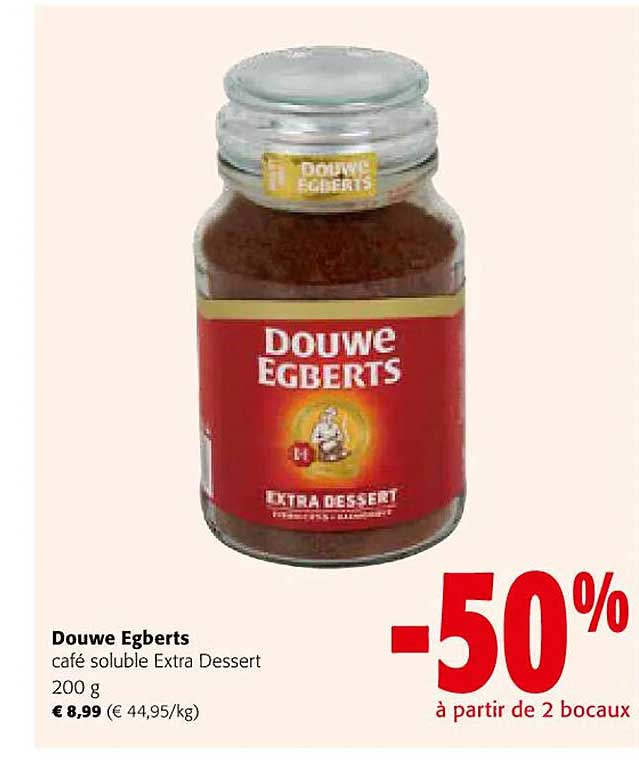 douwe egberts cafe soluble extra dessert
