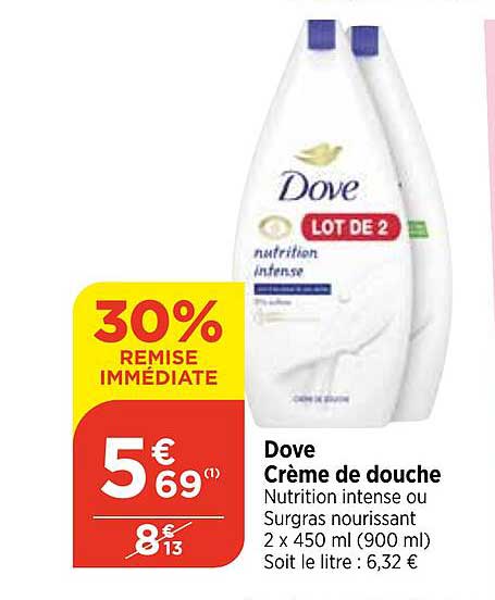 Dove Crème De Douche