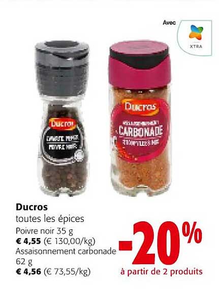 ducros ou assaisonnement carbonade