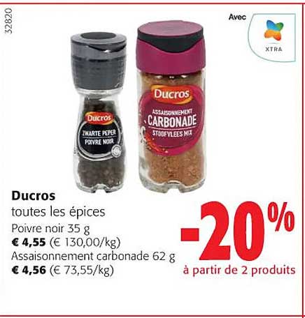 ducros toutes les épices ou assaisonnement carbonade