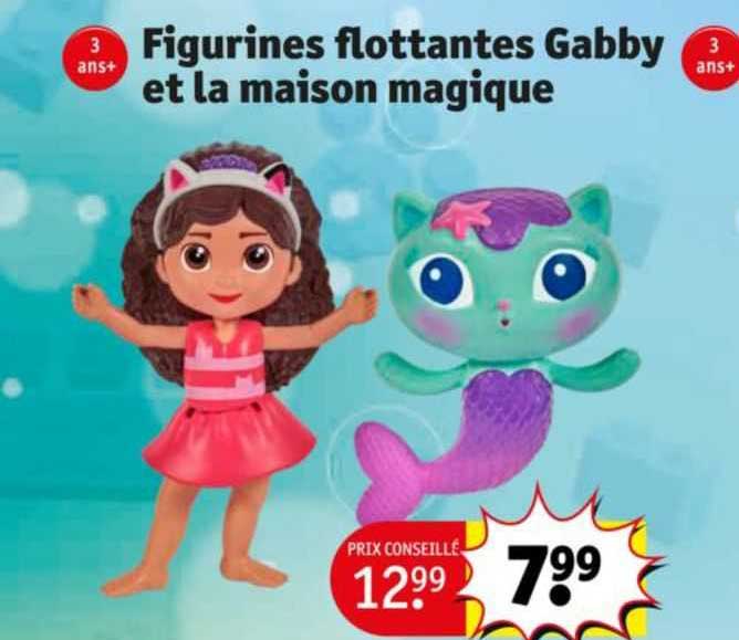 figurines flottantes gabby et la maison magique