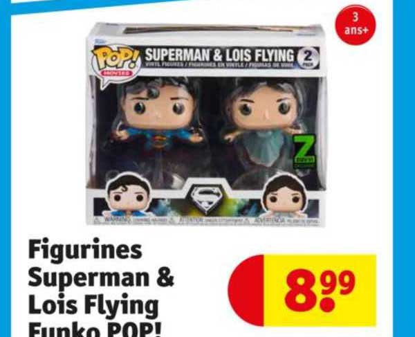 figurines superman & lois flying funko pop!