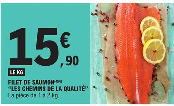 filet de saumon "les chemins de la qualité"
