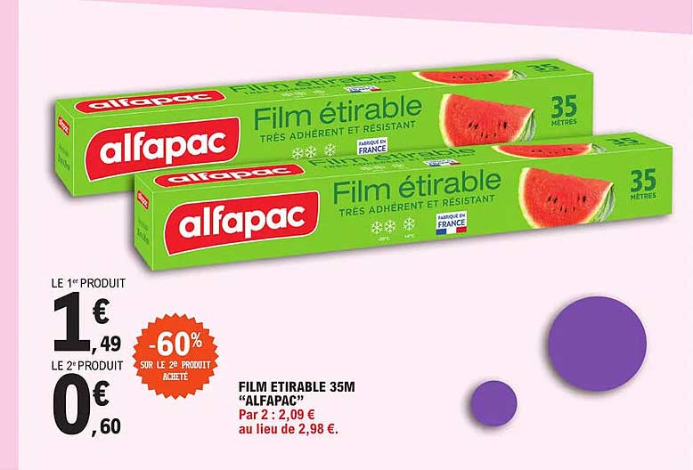 film étirable 35m "alfapac"