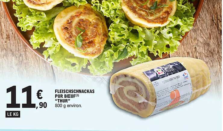 Fleischschnackas Pur Bœuf "thur"