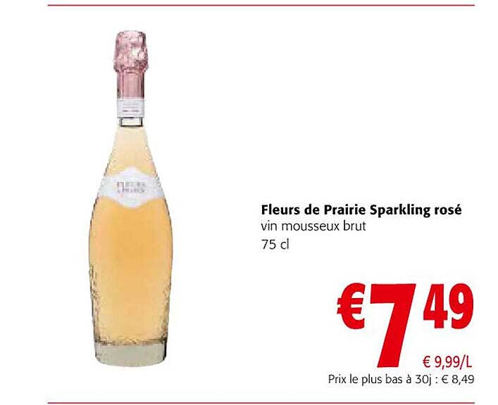 fleurs de prairie sparkling rose