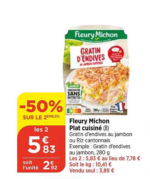 fleury michon plat cuisiné