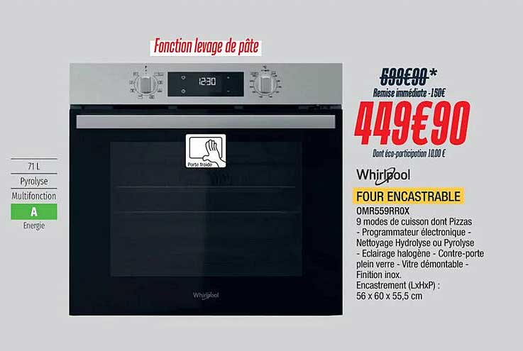 Four Encastrable Whirlpool