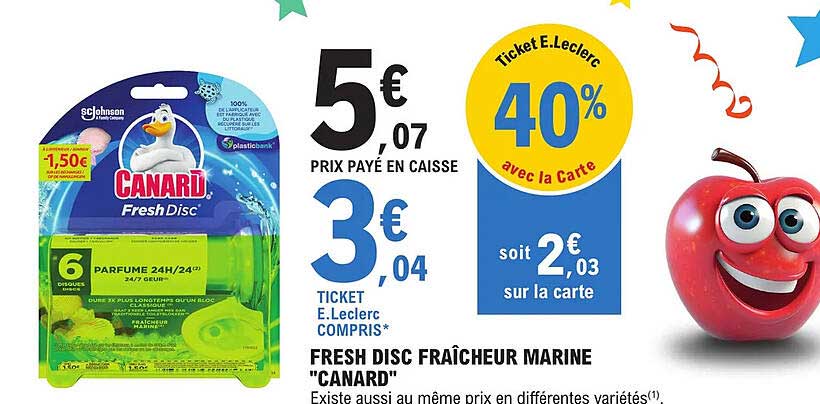 fresh disc fraîcheur marine "canard"