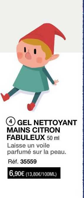 gel nettoyant mains citron fabuleux