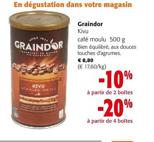 Graindor Kivu Café Moulu