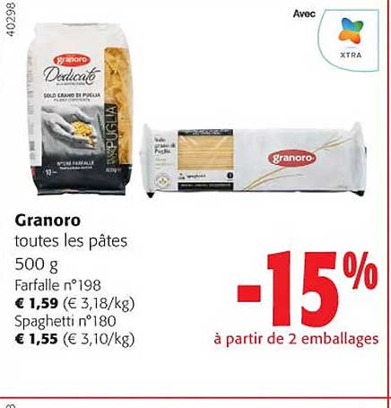 granoro toutes les pâtes