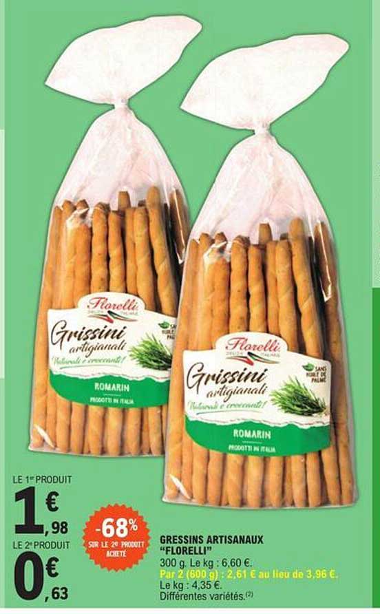 gressins artisanaux "florelli"