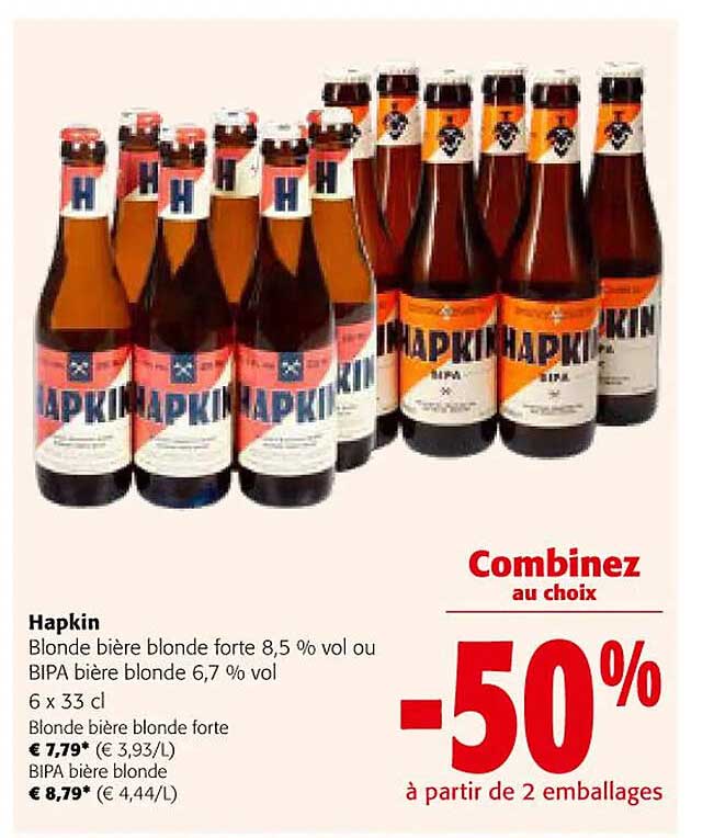 hapkin blonde biere blonde forte