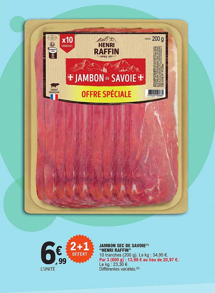 jambon sec de savoie "henri raffin"