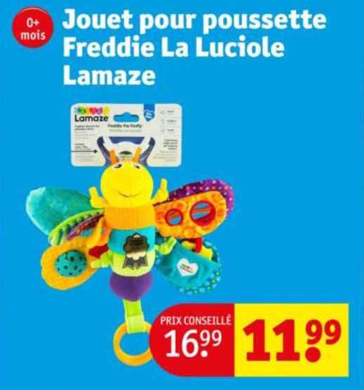 jouet pour poussette freddie la luciole lamaze