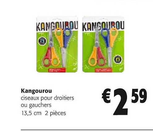 kangourou ciseaux pour droitiers ou gauchers