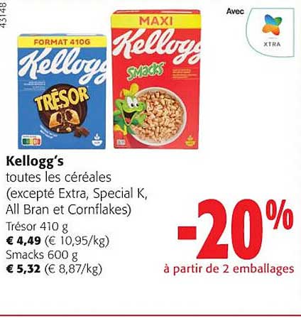 kellogg's toutes les céréales