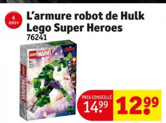 l'armure robot de hulk lego super heroes