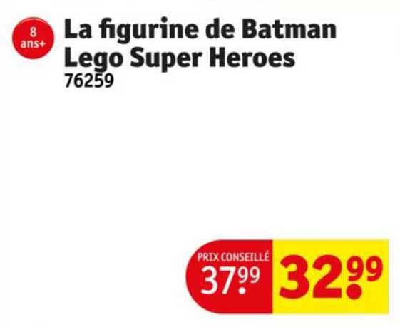 la figurine de batman lego super heroes