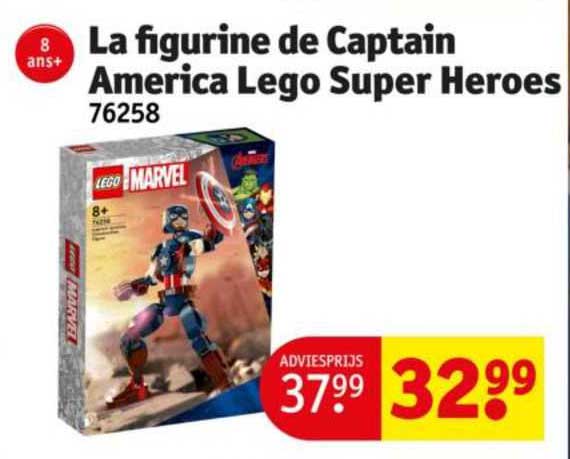 la figurine de captain america lego super heroes