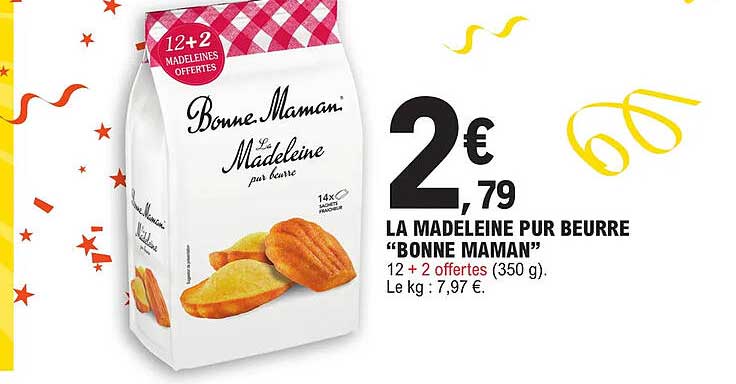 La Madeleine Pur Beurre "bonne Maman"