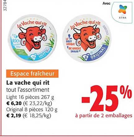 La Vache Qui Rit Tout L'assortiment Light Ou Original
