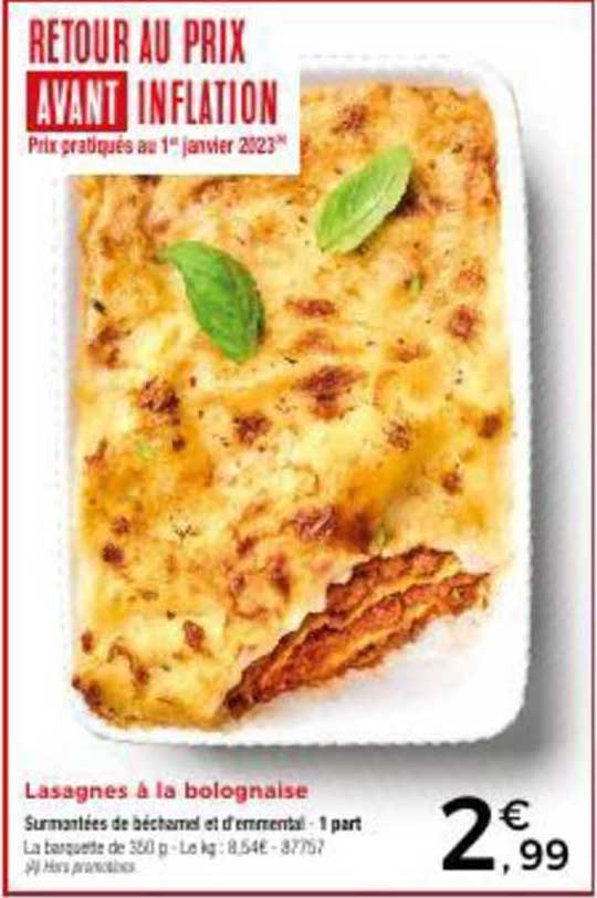 Lasagnes à La Bolognaise