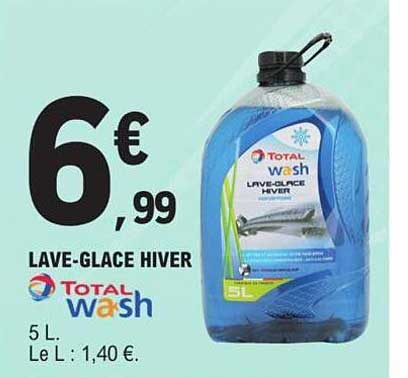 lave-glace hiver total wash