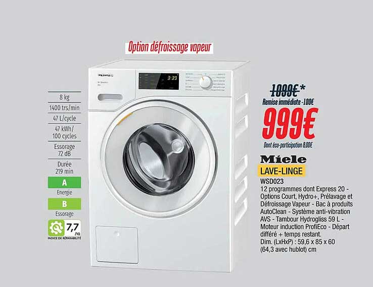lave-linge miele