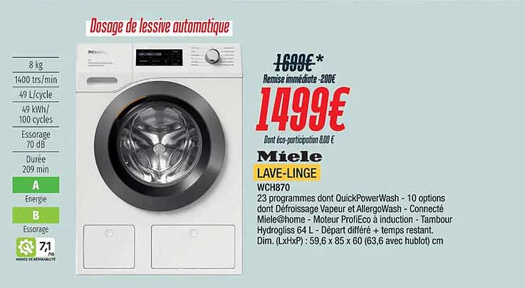 lave-linge miele