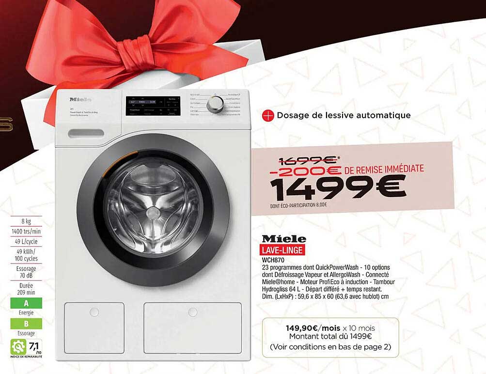 Lave-linge Miele
