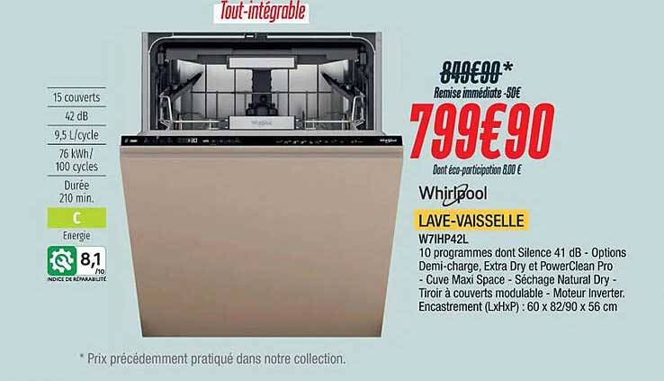 lave-vaisselle whirlpool
