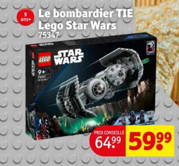le bombardier tie lego star wars