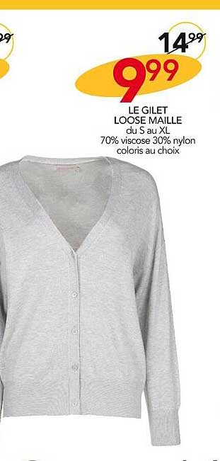 le gilet loose maille