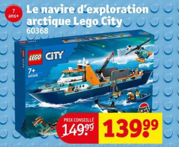 le navire d'exploration arctique lego city