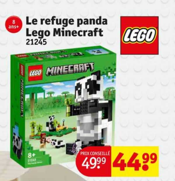 le refuge panda lego minecraft