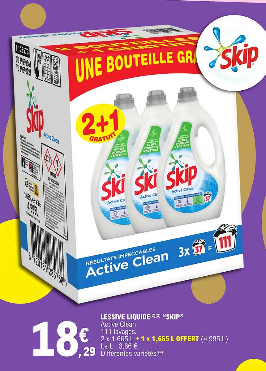 Lessive Liquide "skip"