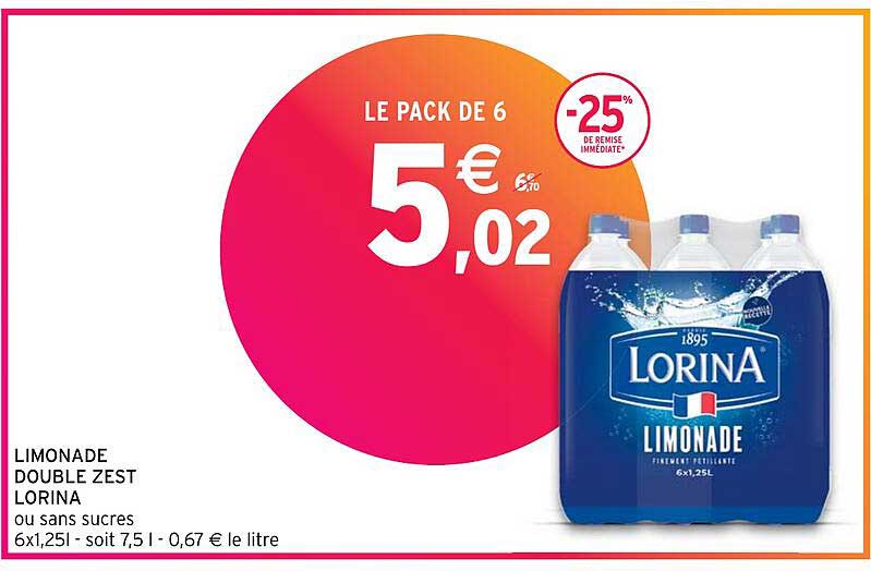 limonade double zest lorina