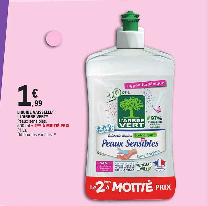 liquide vaisselle "l'arbre vert"