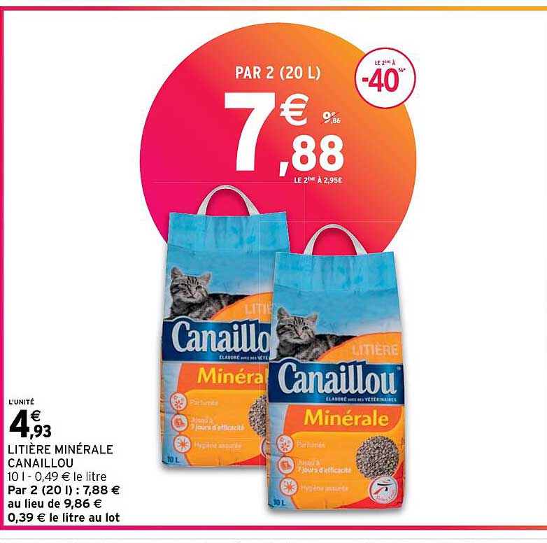 Litière Minérale Canaillou