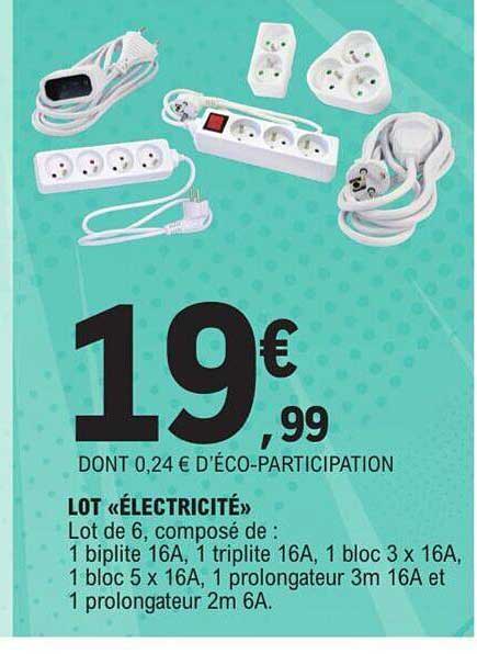 Lot «électricité»