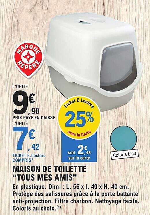 maison de toilette "tous mes amis"