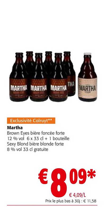 martha brown eyes biere foncee forte